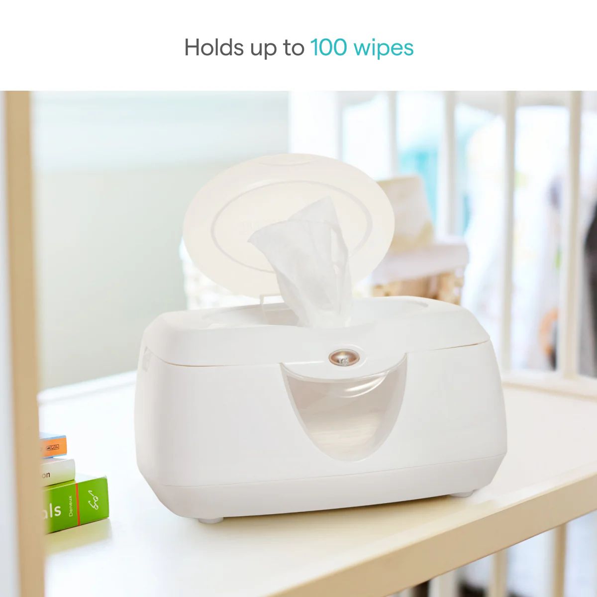 Munchkin Warm Glow Wipe Warmer - White - Large 100 Wipe Capacity