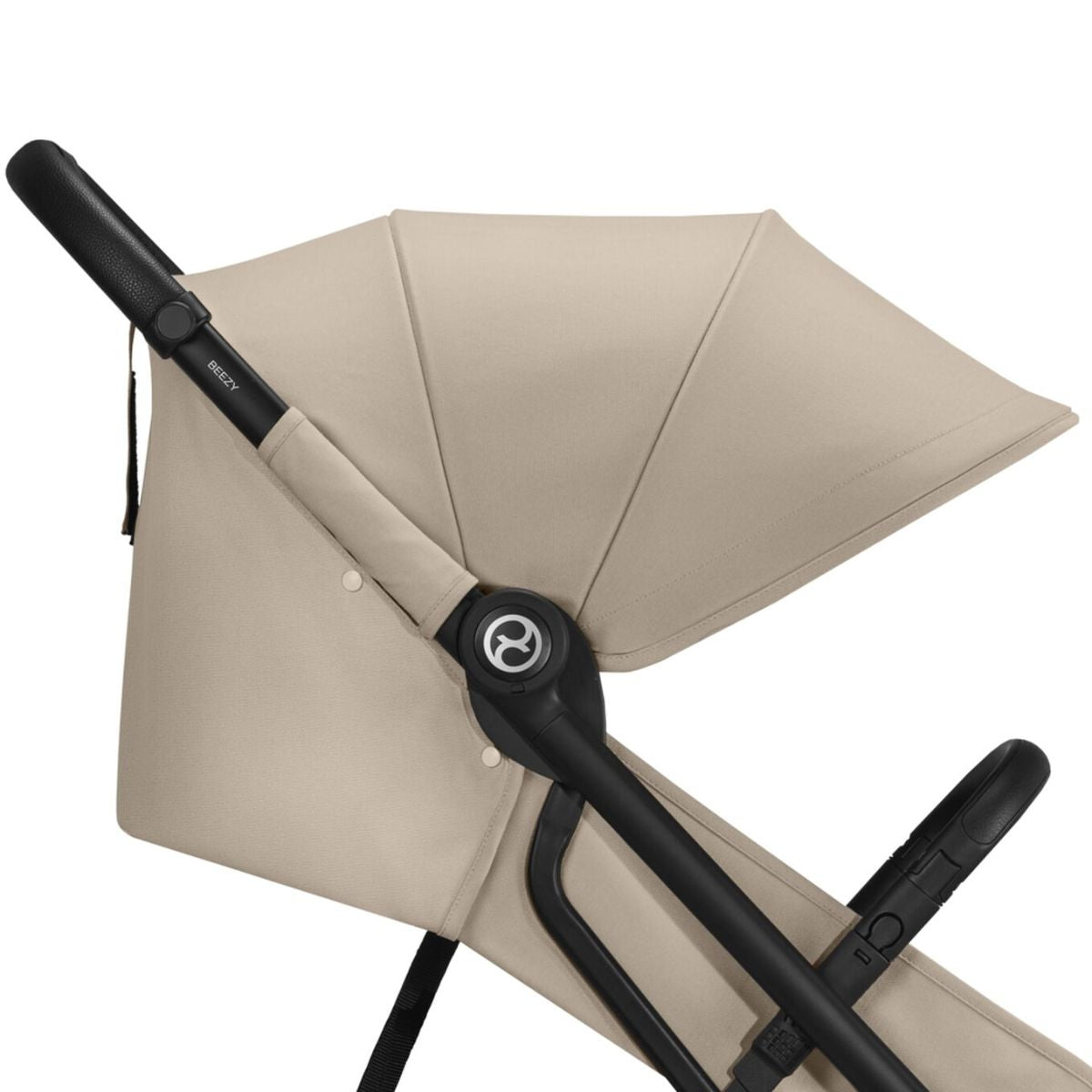 Cybex Beezy 2 Compact Stroller - Almond Beige - XL UPF50+ Sun Canopy