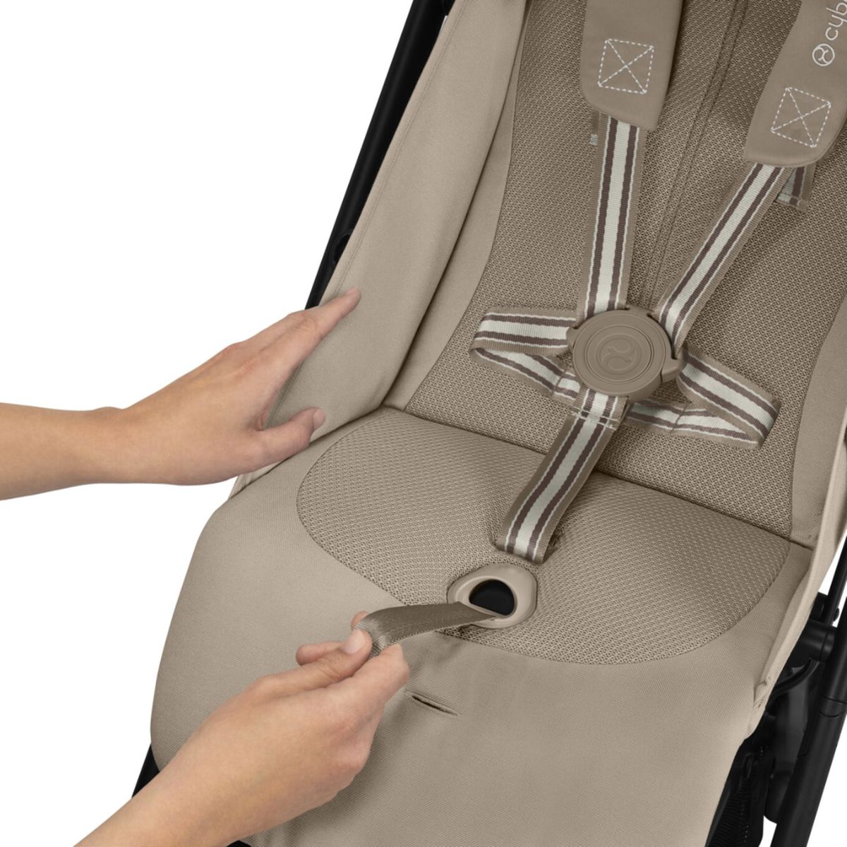 Cybex Beezy 2 Compact Stroller - Almond Beige - Comfortable From Birth